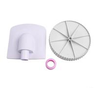 LatoYard Kit de conversion d'adaptateur de plaque d'aspirateur P58PP1955W05 Summer Waves SFX1000/SFX1500/SFX600/SFX1500S Filtre de piscine Pompe à sable, nettoyage en plastique avec ruban adhésif