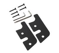 LatoYard Kit de réparation de pare-soleil pour Jeep Wrangler JK 2018-2024 Gladiator 2020-2024, 2 supports en aluminium améliorés avec outils d'installation, fixation facile pour visières affaissées