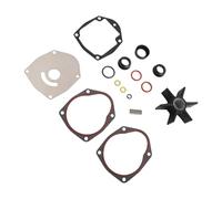 LatoYard Kit de réparation de turbine de pompe à eau pour Mercruiser Alpha One Gen 2, compatible avec 8M0100526, comprend turbine, joints, joints et clé