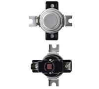 LatoYard KSD302 Interrupteur de température à réinitialisation manuelle 176 C Contrôleur de coupure thermique 250 V AC 16-25 A pour chauffe-eau, four et sèche-linge