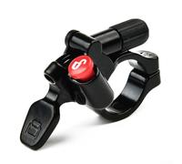 LatoYard Levier de télécommande de verrouillage de fourche de vélo en aluminium pour UDING, SUNTOUR, Rockshox, et Manitou - 56 g, 22,2 mm pour guidon