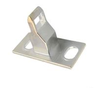 LatoYard Loquet de porte de rechange pour Samsung DC66-00375A Charnière à crochet métallique pour machine à laver Argenté