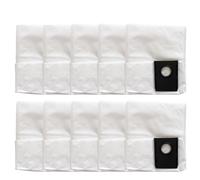 LatoYard Lot de 10 sacs à poussière de rechange pour aspirateur robot Eureka J15 Evo Ultra, 10 sacs filtrants non tissés fondus d'une capacité de 3,5 litres