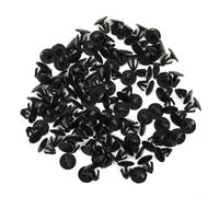 LatoYard Lot de 100 clips de retenue de joint de capot pour Honda et Acura - Plastique ABS noir en nylon, compatible avec Odyssey 1999+, Accord 2003+, remplace 91518-S10-003