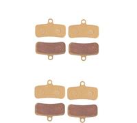 LatoYard Lot de 4 plaquettes de frein pour vélo Shimano D03S, D02S, Saint BR-M810 et XT M8020 Doré