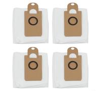LatoYard Lot de 4 sacs à poussière compatibles avec aspirateur T10 et robot, construction non tissée de grande capacité, blanc