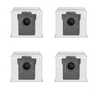 LatoYard Lot de 4 sacs à poussière de rechange pour robot MOVA Z70 Ultra Roller, grande capacité, indéchirable, non tissé (sac à poussière)