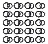 LatoYard Lot de 40 joints toriques pour tuyau de nettoyeur haute pression à déconnexion rapide : 20 × 0,6 cm + 20 × 3/8" joints d'étanchéité en caoutchouc