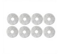 LatoYard Lot de 8 serpillères de rechange pour aspirateur Dreame pour robot Mova E40 Ultra - Chiffons de nettoyage lavables (B)