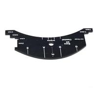 LatoYard Matrice de chevalet de violon pleine taille et outil de réparation pour violon, violoncelle et contrebasse - Outil luthier pour la fabrication et la mesure de chevalet