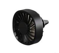 LatoYard Mini ventilateur USB compact avec 3 vitesses réglables et lumières LED pour voiture, maison, bureau, noir