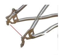 LatoYard Patte de dérailleur arrière pour Guru Photon V4 SL (2009-2014), frein sur jante Allied Alfa (2018-2020) - Alliage d'aluminium CNC, 53 × 31 × 10,5 mm