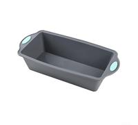 LatoYard Poêle en silicone allant au four de -40 °C à 230 °C | Surface antiadhésive, démoulage facile, forme rectangulaire, taille 25,5 x 12 x 6 cm, parfait pour les gâteaux