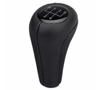 LatoYard Pommeau de levier de vitesse 5 vitesses pour BMW E28 E30 E32 E34 E36 E38 E39 E46 X1 X3 X5 Z1 Z3 Z4 Noir PU Cuir + Plastique