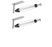 LatoYard Porte-serviettes en papier absorbant en acier inoxydable pour montage sous armoire ou mur, tension réglable, 325 mm, serrure de porte argentée