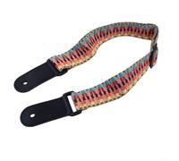 LatoYard Sangle en polyester pour ukulélé, motif ethnique, longueur réglable de 61 à 101 cm, ceinture d'épaule souple pour la plupart des ukulélés, accessoire d'équipement de musique (C)