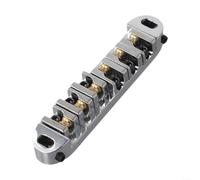 LatoYard Selle à roulettes pour guitare électrique pour chevalet pour modèles SG, cordier en alliage de zinc, kit d'installation facile (argenté)