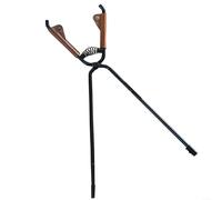 LatoYard ShineTrip Tisonnier en acier carbone pour camping en plein air, outil de barbecue robuste de 8 mm avec étui en cuir, 44 cm