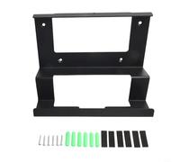LatoYard Starlink Gen 3 & V3 Kit de montage mural en métal pour routeur et alimentation électrique - 180 x 160 x 80 mm, noir, pour Starlink