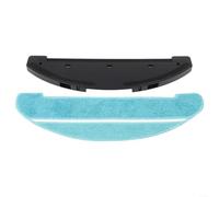 LatoYard Support de balai de rechange et serpillère en microfibre pour robot Imou L11 et S9 Vxvc11/Vxvc12/Vxvc13/Vxvc14 pour aspirateur, noir et blanc