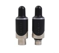 LatoYard Système de microphone sans fil UHF avec émetteur et récepteur XLR pour microphones dynamiques, portée de 50 m, autonomie de 6 à 8 heures