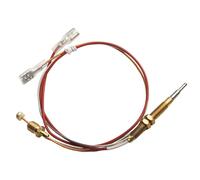 LatoYard Thermocouple pour chauffage de terrasse - 400 mm ou 600 mm avec filetage M6 x 0,75 et connexion d'extrémité M8 x 1 - Chauffage à gaz en métal avec capteur de sécurité