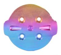 LatoYard Ti Adaptateur de support d'ordinateur de vélo en alliage léger et sécurisé pour Bryton S810 S650 S550 Argenté (coloré)