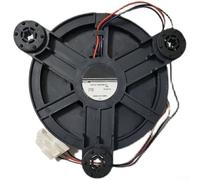 LatoYard Ventilateur de refroidissement pour réfrigérateur 12 VDC 0,13 A de rechange pour Midea GW12E12MS3MB-52 Ventilateur silencieux sur pied Partie 12,5 cm de diamètre Débit d'air intérieur économe