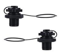 LATRAT 2 Pcs Valve de Bateau Gonflable, Valve à vis Universelle, Valves d'air Adaptateur de Soupape Bouchons, pour Gonflable en Caoutchouc Canot Raft Piscine Piscine Bateau De Pêche