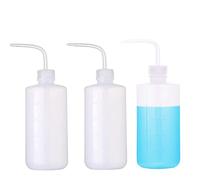 LATRAT 3 Pièces Arrosoir Bouteille d'arrosage en Plastique, 500ML Flacons Souples avec Pipette étroite, de Lavage avec Bouche étroite Bouteilles Compressibles pour Labo de Tatouage Jardin Plantes