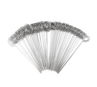 LATRAT 60 PCS Mémo Clip en Métal Porte-Cartes de Table Support Porte Photo pour Décor de Gâteau de Mariage, en 30 Pièces Forme Rond et 30 Pièces Coeur