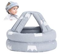 LATRAT Casque de protection pour bébé respirant sécurité protection de la tête, casque de protection pour enfant en coton chapeau réglable pour apprendre à marcher et à s'asseoir, 6 à 15 mois bébé