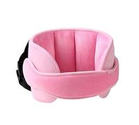 LATRAT Ceinture d'aide à la Tête pour Siège d'auto pour Enfant, appuie-tête réglable pour siège de sécurité enfant, Confortable Cale Cou Oreiller Tête Fixation Holder Repose Protéger Coussin, Rose