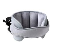 LATRAT Ceinture d'aide à la Tête pour Siège d'auto pour Enfant, appuie-tête réglable pour siège de sécurité enfant, Confortable Cale Cou Oreiller Tête Fixation Holder Repose Protéger Coussin, Gris
