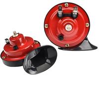 LATRAT Lot de 2 klaxons de train 110 dB super bruyants 12 V pour voiture, moto, vélo