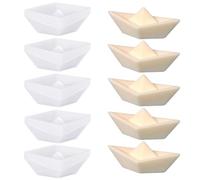 LATRAT Lot de 5 moules en silicone 3D pour origami - Pour décoration de gâteau, chocolat, savon, cire de soja