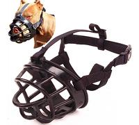 LATRAT Muselière pour Chien, Empêche Les Morsures, Museau d'Entraînement Respirant pour Petits,Moyens Et Grands Chiens, Taille 3