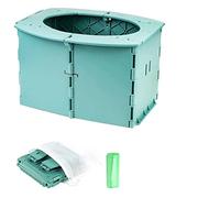 LATRAT Pot pliable portable pour enfants, pot de toilette pour bébé, pot pour enfants, pot pour bébé, pot pour bébé, pot pour bébé (vert)