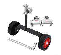 L'attache de roue de débroussailleuse compatible avec les arbres de 26 mm et 28 mm convertit la tondeuse en outil à roulettes pour un meilleur contrôle de la pelouse et réduit les efforts d'entretien