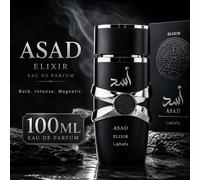 Lattafa Asad Elixir EDP 100ML Parfum pour hommes Fragrance boisée ambrée épicée chaude longue tenue Verre