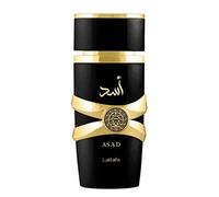 Lattafa Asad Parfum de luxe longue durée Parfum rafraîchissant Oud et Musc 100 ml Unisexe 100.0 g