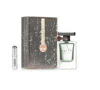 Lattafa Atlas Eau de parfum arabe unisexe de longue durée, avec atomiseur rechargeable de 5 ml, parfum frais et sophistiqué avec notes de mer, d'iris et d'ambre (Atlas)