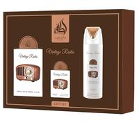 Lattafa Eau de Parfum Pride Vintage Radio 100 ml + 20 ml + spray corps 200 ml