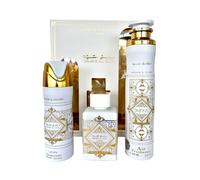LATTAFA BADE'E AL OUD HONOR & GLORY 100ML COFFRET CADEAU 3 PIÈCES NEUF & SCELLÉ