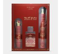 attafa Bade'e Al Oud Sublime 3pc Gift Set EDP 100ml Spray Air Freshener