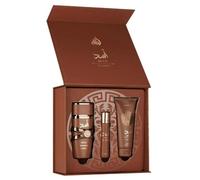 Lattafa ¿ Coffret Asad Bourbon - 100 Ml + 12 Ml + Gel Douche 100 Ml - Homme