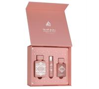 Lattafa - Coffret Badee Al Oud Noble Blush - 100 ml + 12 ml + Brume capillaire 50 ml - Femme