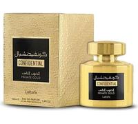 Lattafa Confidential Private Gold eau de parfum unisexe 100 ml