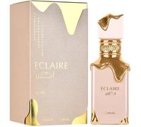 Lattafa Eau de Parfum - Eclaire - 100 ml - 3.4 fl oz - Lait Caramel - Fleurs Blanches - Vanille - Durable - Féminin