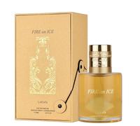Lattafa Fire On Ice 110 ml Eau de parfum unisexe | Framboise noire intense, rose glacée, bois de chêne et ambroxan
